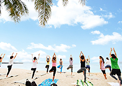 ハワイのマナを感じる、女性専用28日間集中ヨガトレーニング